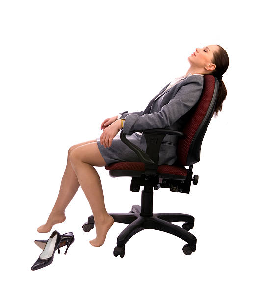 istock Young successful business woman having a rest. 92249101