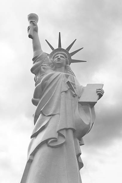 réplica_ the statue of liberty stock photo