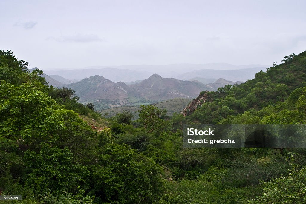 Montanhas ao redor de Udaipur - Foto de stock de Agosto royalty-free