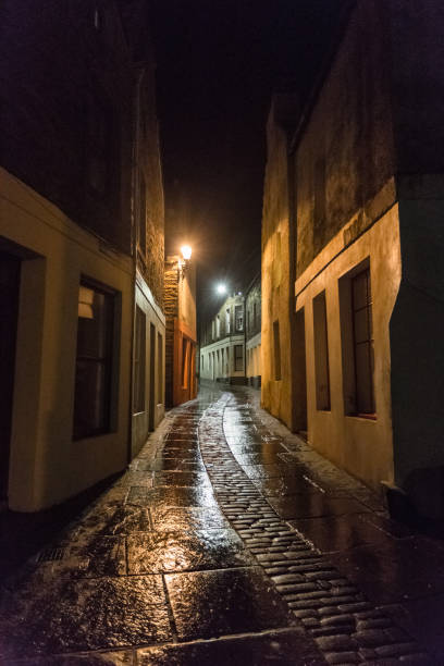 istock Stromness street at night, Orkney 922505564