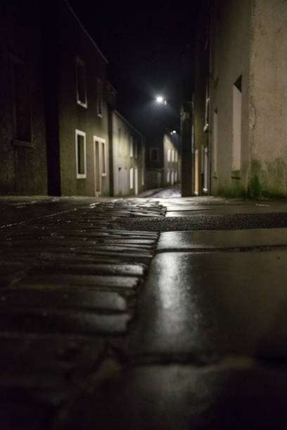 istock Stromness street at night, Orkney 922505620