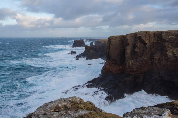 istock Eshaness cliffs on Shetland Islands, in January 922505666