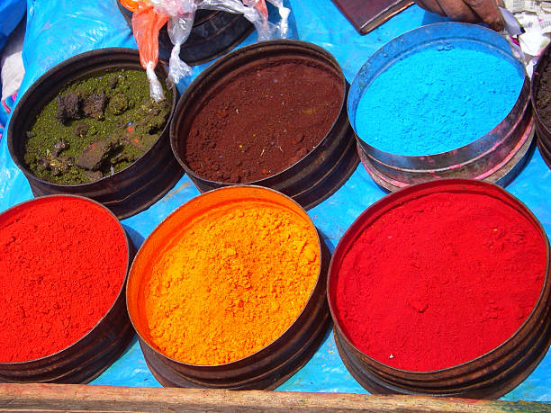 istock Nature coloring dyes in Cuzco Peru 92250608