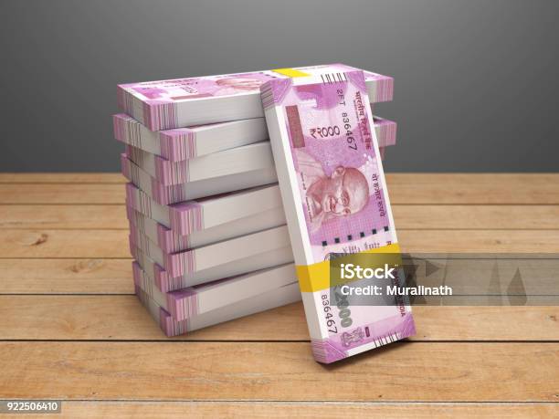 New Indian 2000 Rupee Currency 3d Rendered Image Stock Photo - Download  Image Now - Indian Currency, Currency, Paper Currency - iStock