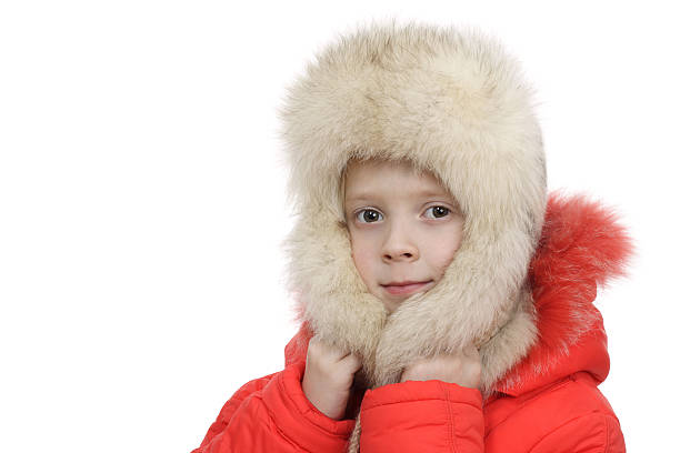 istock The girl in a fur cap 92250867
