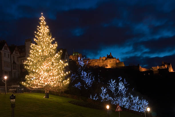 Edinburgh at Christmas  edinburgh scotland photos stock pictures, royalty-free photos & images