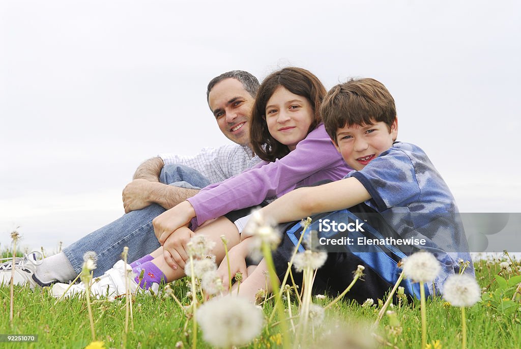 Glückliche Familie - Lizenzfrei Drei Gegenstände Stock-Foto