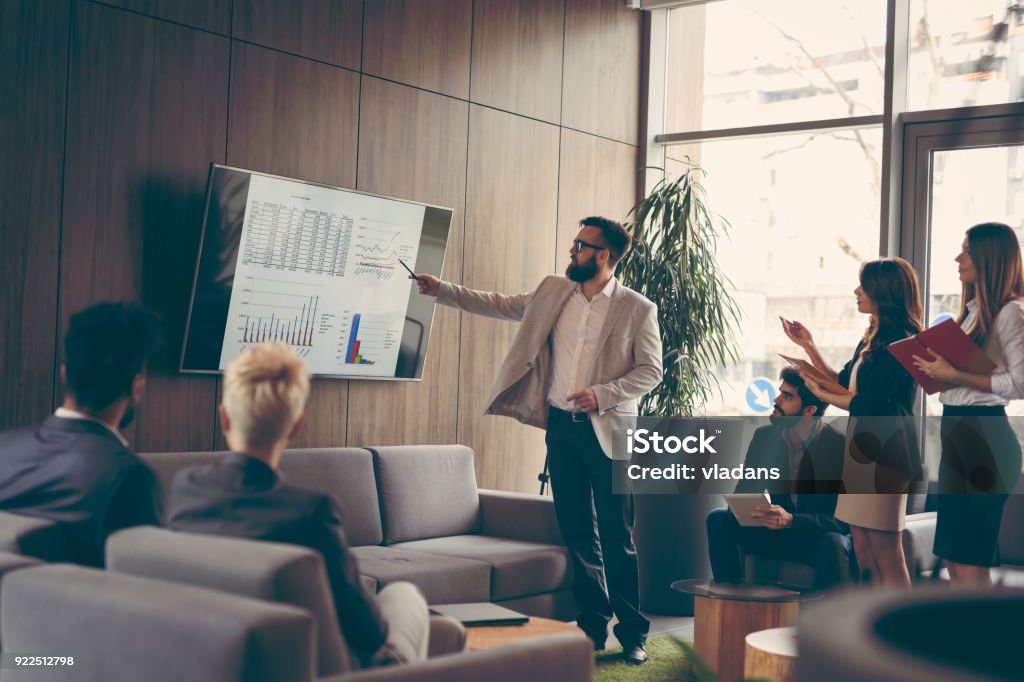 Business-Präsentation - Lizenzfrei Geschäftsleben Stock-Foto