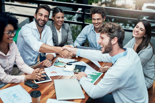 istock Getting together to better business 922513286