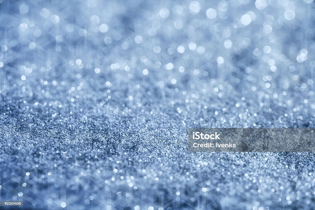 Blu glitter sfondo con stelle di luce scintilla - Foto stock royalty-free di Astratto