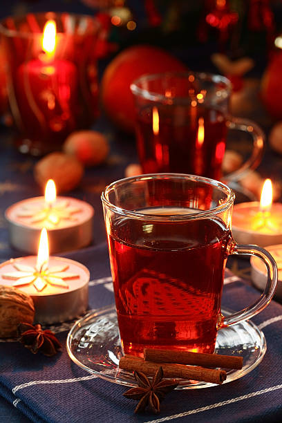 istock Hot drink with Christmas cookies 92251730