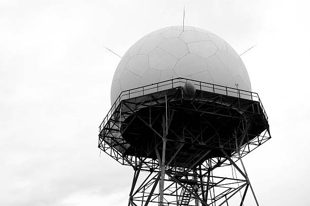 Architecture - Secret Government Radio  Tower 2 stock photo