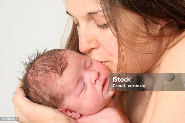 Kiss Her Baby 1 Stock Photo - Download Image Now - Adult, Baby - Human Age, Baby Girls