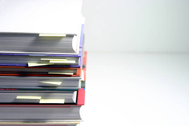 Stack of books stock photo