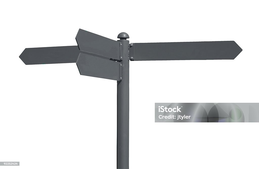Blank Postcode. Sign Blank Sign Post Stock Photo - Download Image Now - Aiming, Choice ...