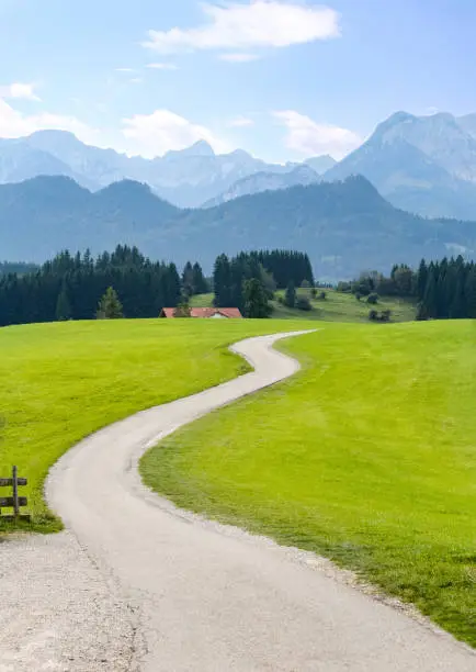 Idyllic Landscape - Location: Eisenberg, Ostallgäu, Bavaria, Germany