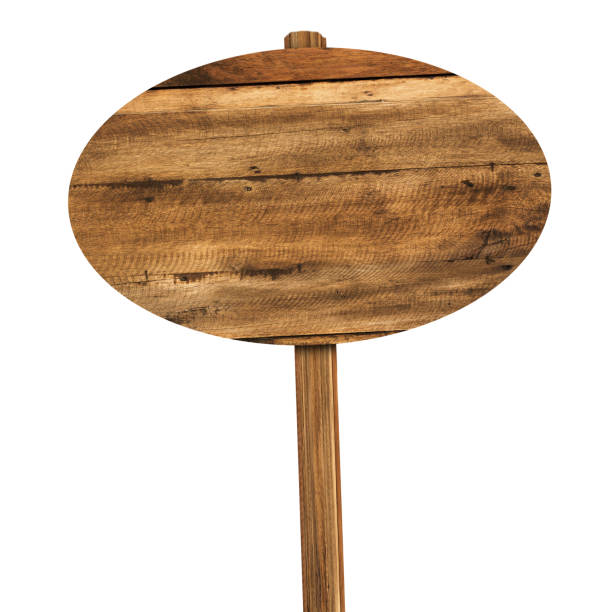 istock Wooden sign isolated on white background with clipping path. 922530584