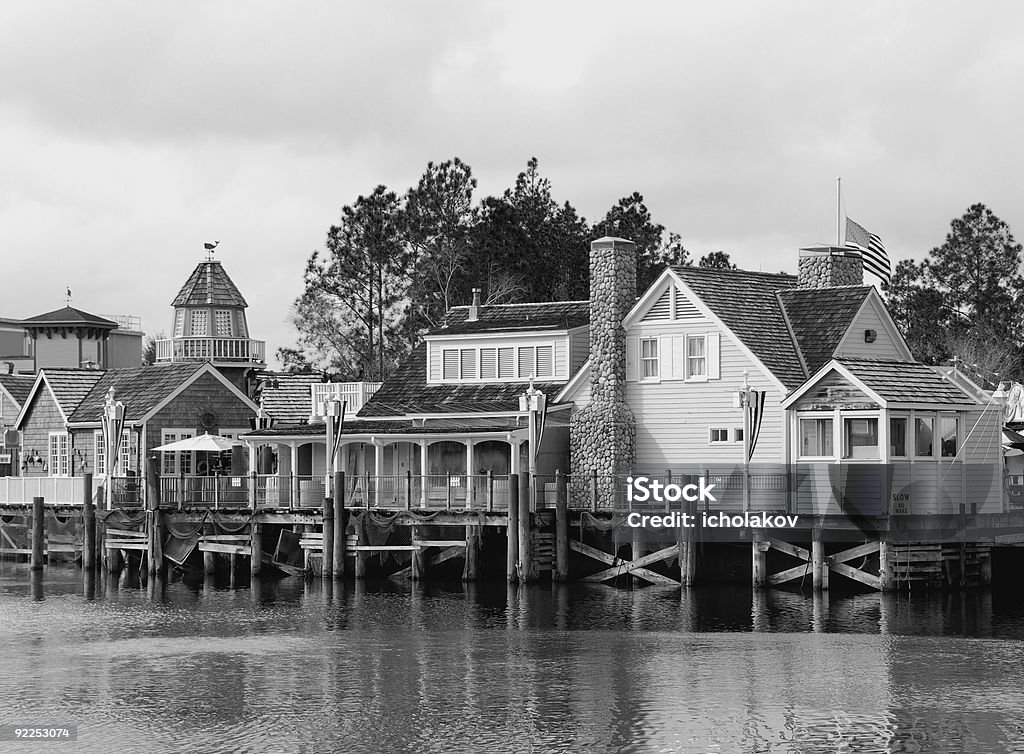 Alte Fischerdorf - Lizenzfrei Fischerdorf Stock-Foto