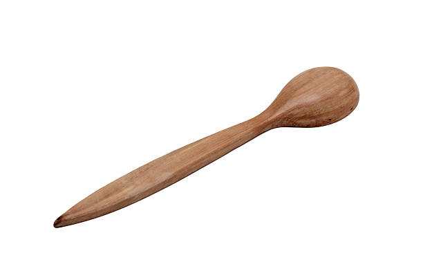 istock Wooden Kitchen Utensils: Spoon, isolated 92253119