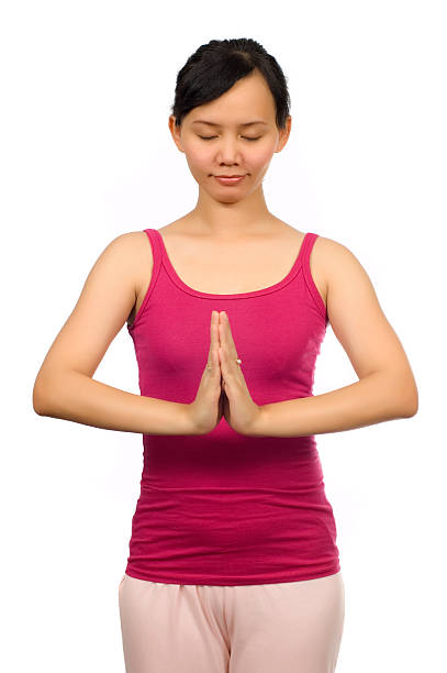 istock Pretty Girl do yoga 92253709