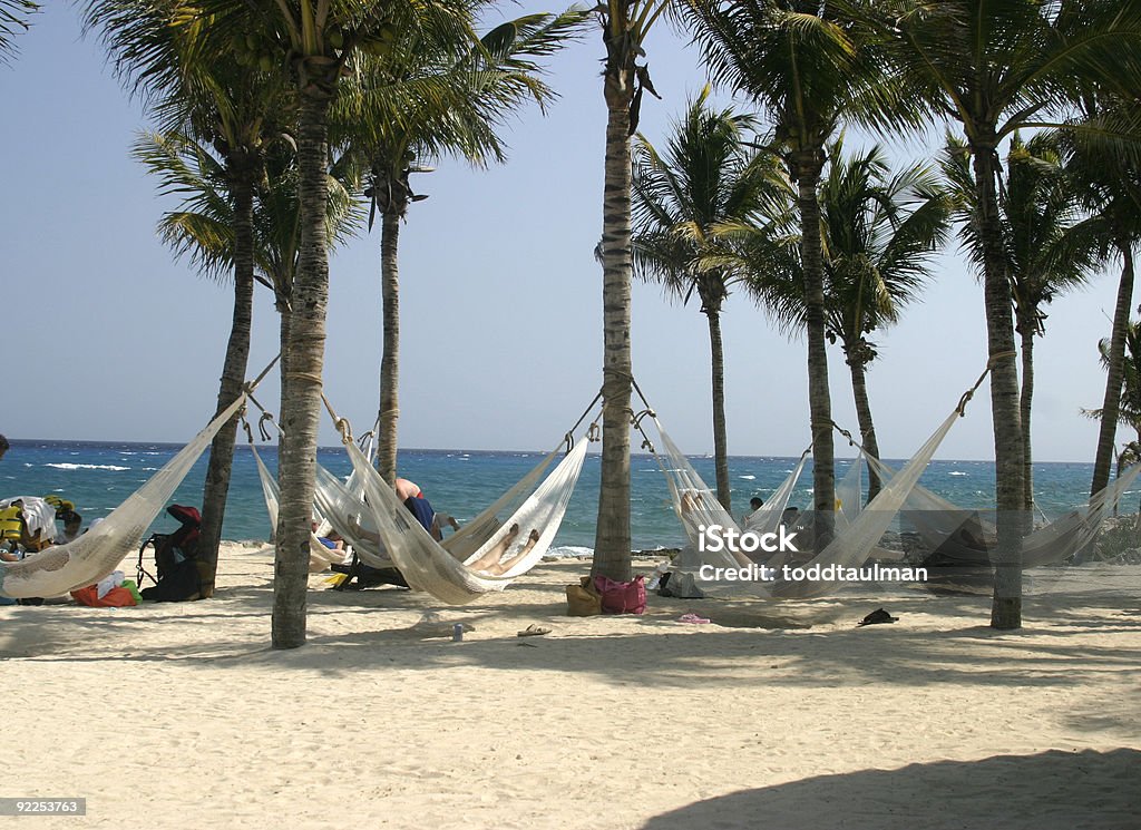Redes na praia - Foto de stock de América Latina royalty-free