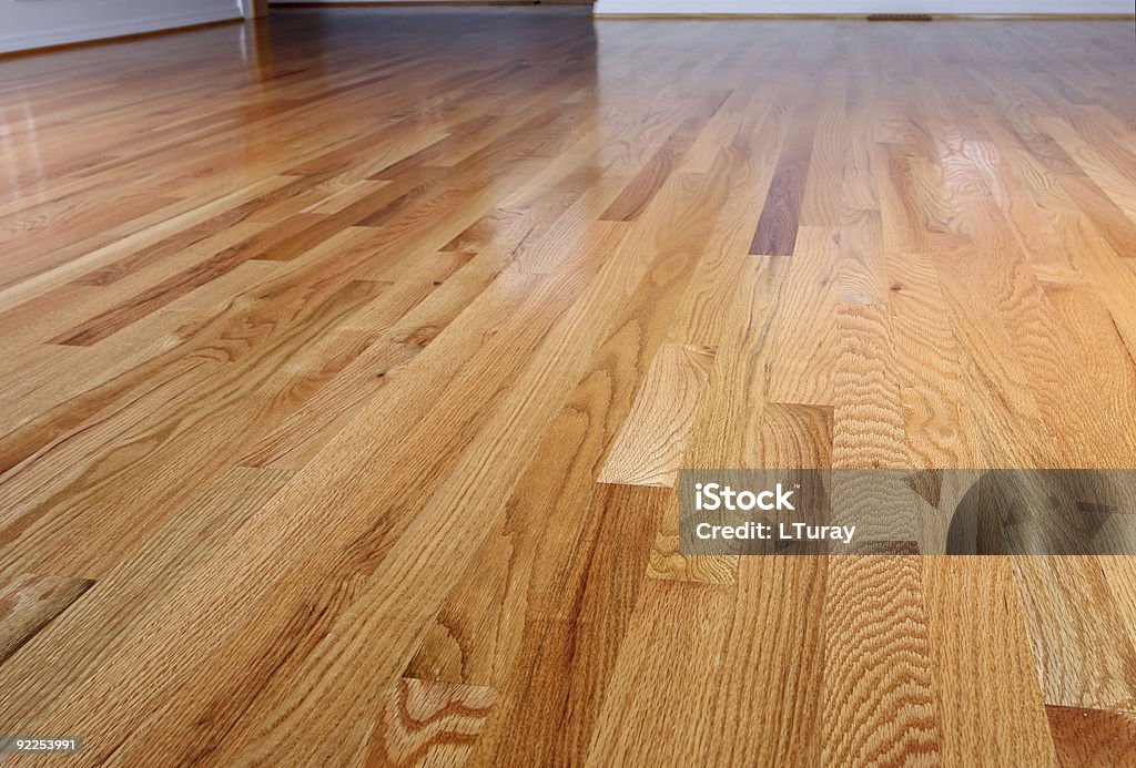 Shiny Hardwood Floors  Hardwood Stock Photo