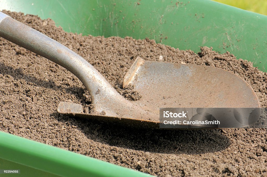 Jardinage-Pelle à Sable terroir-Brouette - Photo de Industrie du bâtiment libre de droits