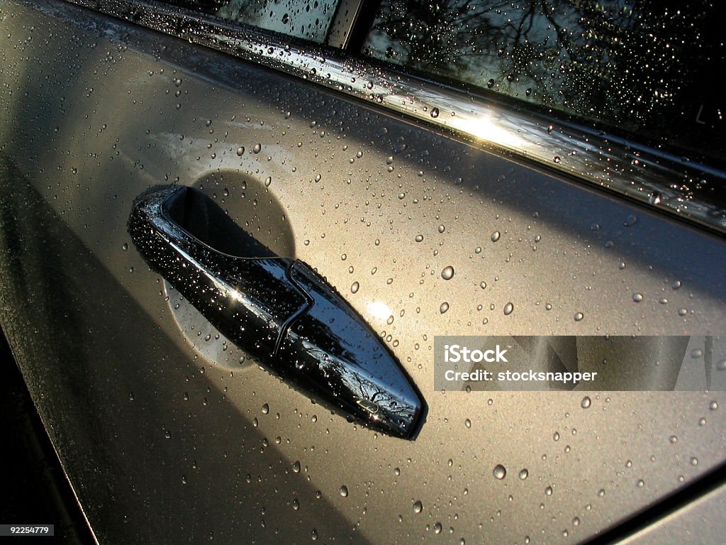 Wet Portière de voiture - Photo de Aspect métallique libre de droits