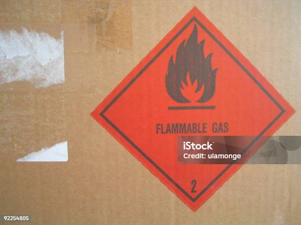 Flammable Gas Stock Photo - Download Image Now - Cardboard, Flammable, Box - Container