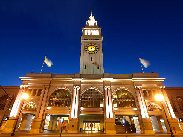 istock The night scenes of Ferry Building 92254950
