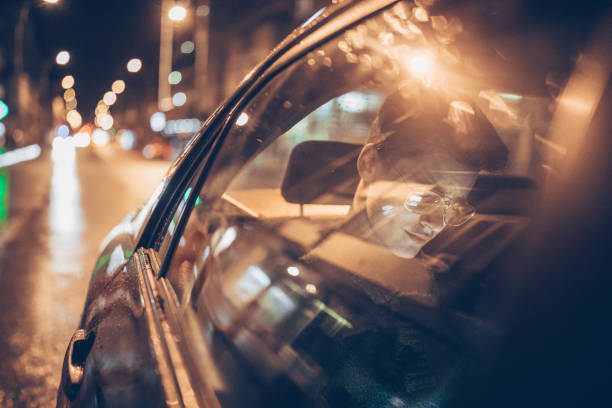 istock Young man driving in the car 922551502