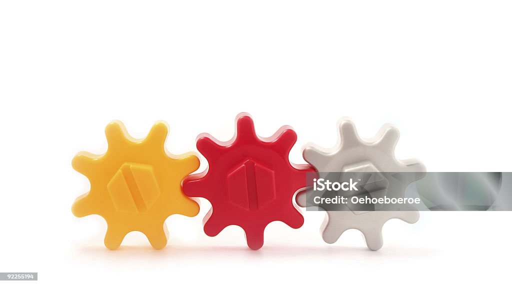 Gear-up Teamwork  Color Image Stock Photo