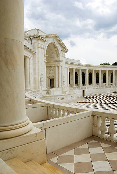 알링턴 국립 묘지-청중석 - washington dc arlington national cemetery arlington virginia architecture 뉴스 사진 이미지