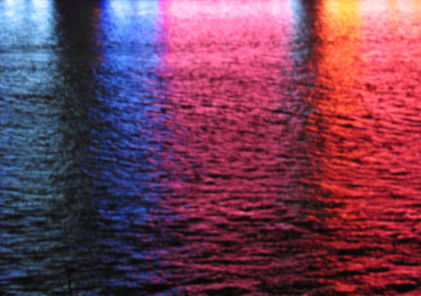 istock Lights reflected in Huangpu River. The Bund. Shanghai China. 92255419