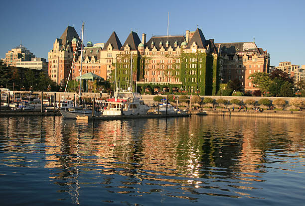 istock Empress Hotel and Victoria Harbor 92255647