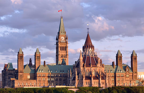 istock Canadian Parliament Building at Dusk 92255685