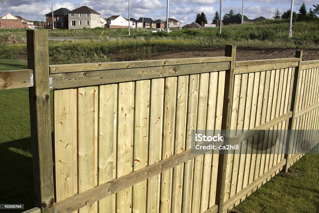 New Fence  Fence Stock Photo