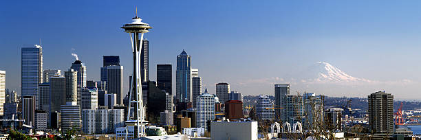istock Seattle Washington City Skyline wide panoramic 92256752