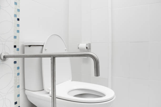 istock Safety and Grab Hand Rails for Toilets 922569490