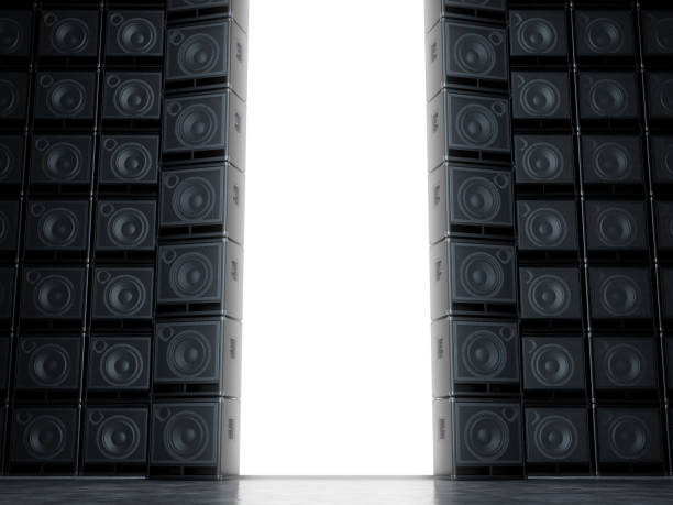istock Wall of guitar amps 922569644