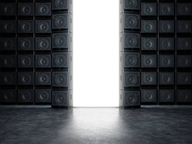 istock Wall of guitar amps 922569734