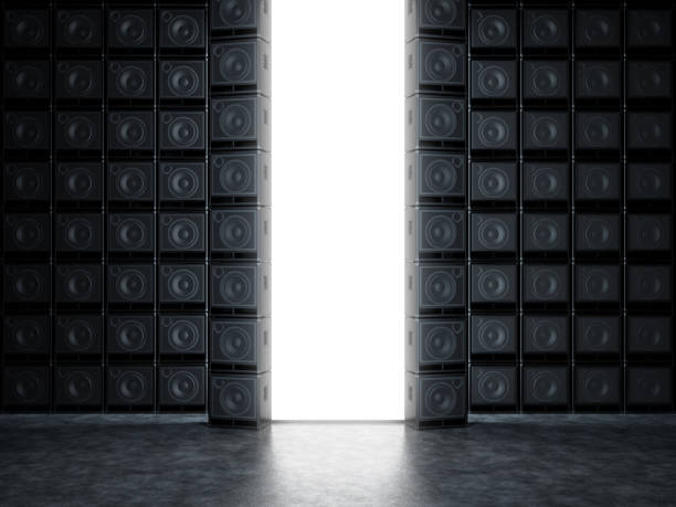 istock Wall of guitar amps 922569822