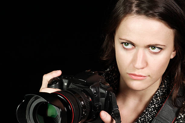 istock Professional Female Photographer 92257314