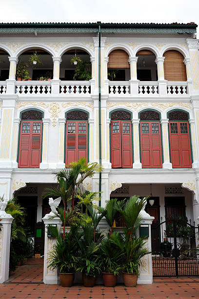 istock Chinese house in Singapore 92257434