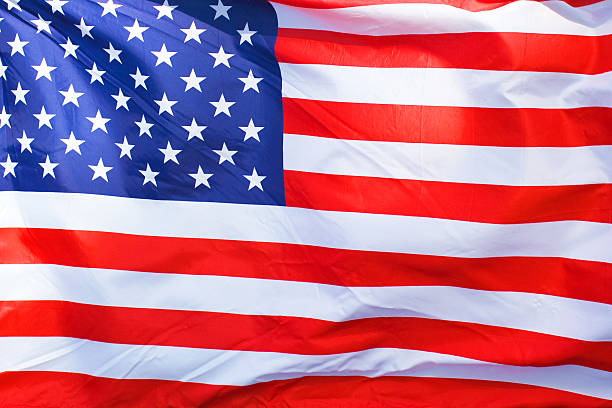 istock American flag background waving in the wind 92257439