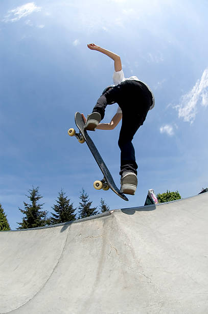 istock Action Sports - Youth Skateboard 4 92258351