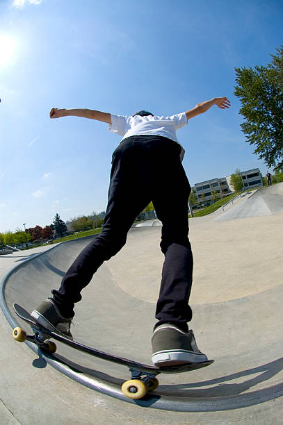 istock Action Sports - Youth Skateboard 3 92258353