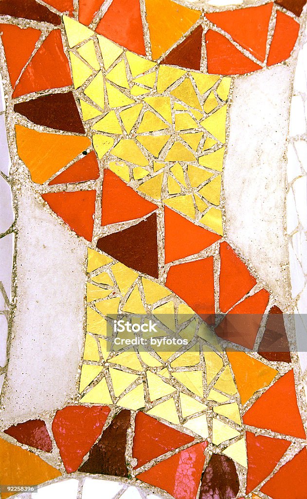 Mosaïques de mosaïque - Photo de Antonio Gaudi libre de droits