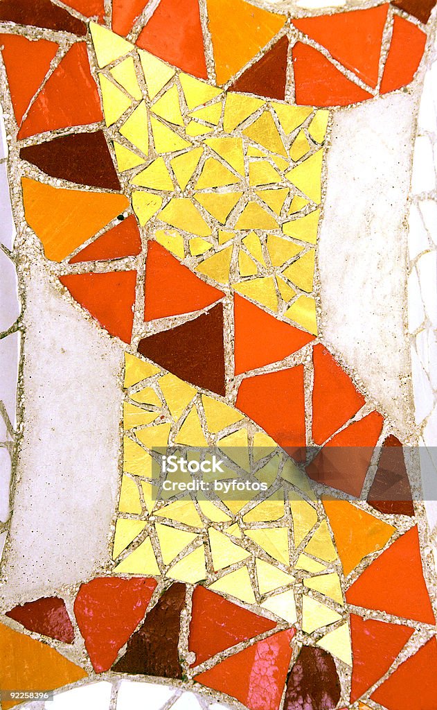 Мозаичной tiles - Стоковые фото Антонио Гауди роялти-фри