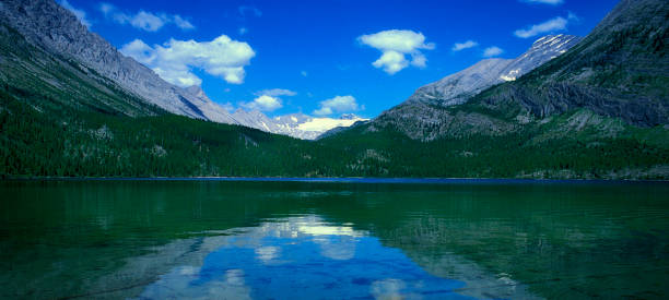 blue sky montains stock photo